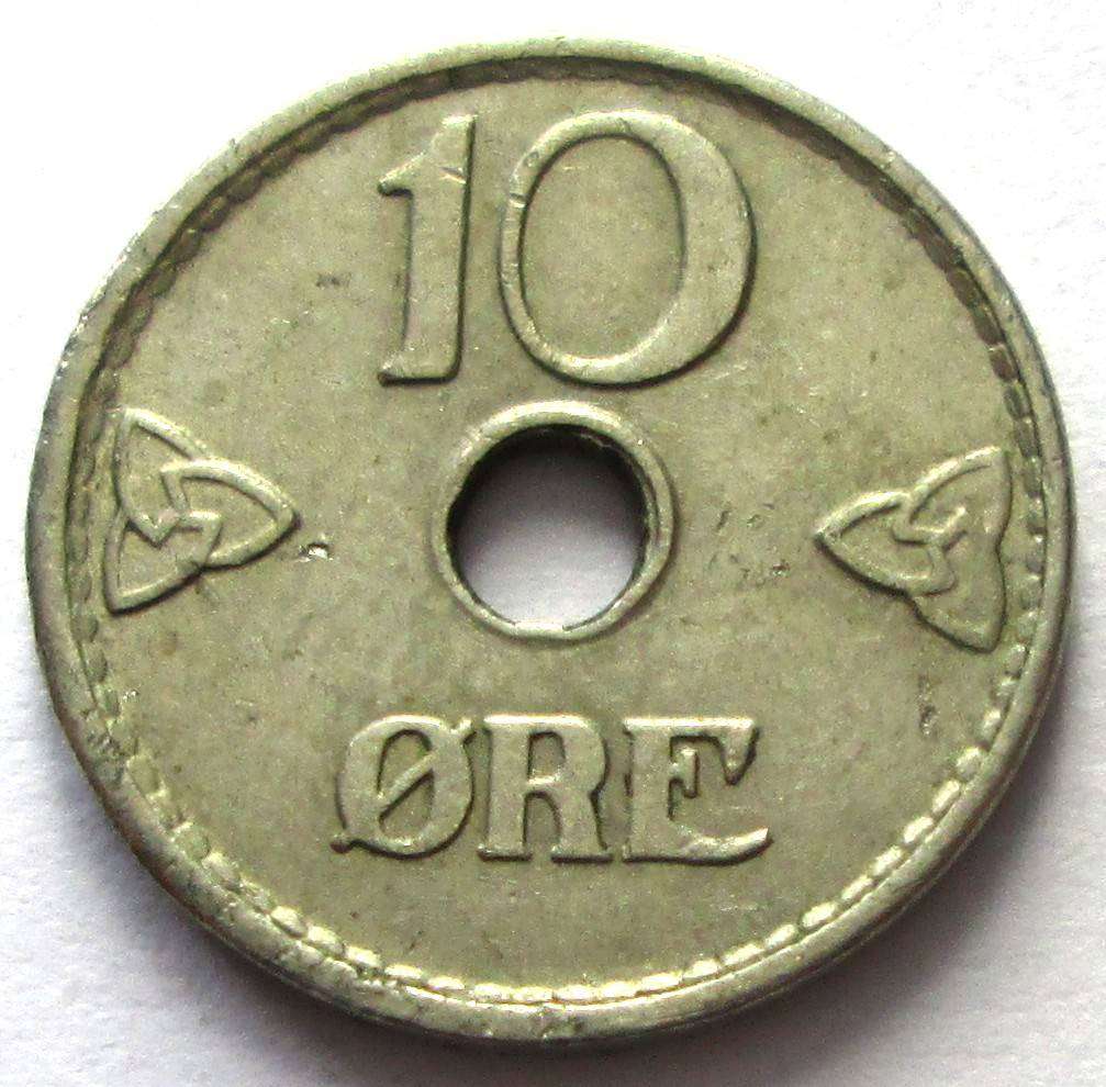 1939 Norway 10 Ore