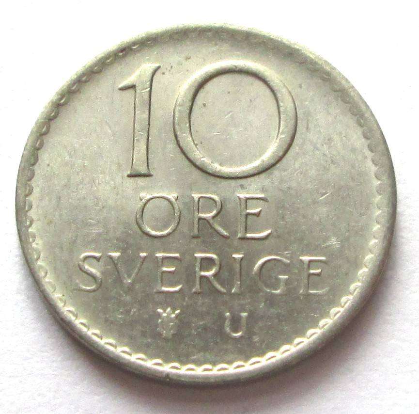 1971 Sweden 10 Ore