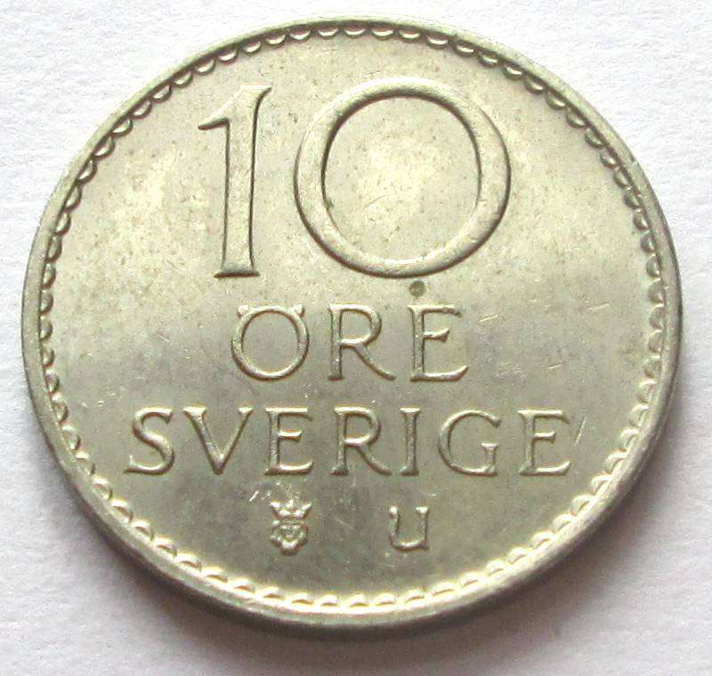 1973 Sweden 10 Ore