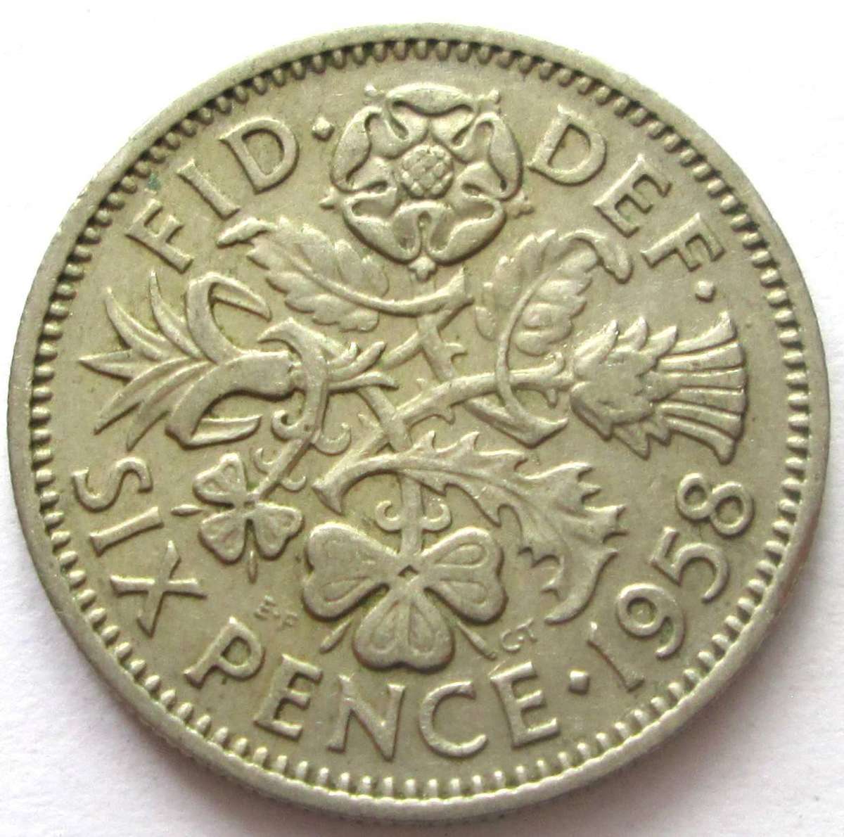 1958 Great Britain 6 Pence