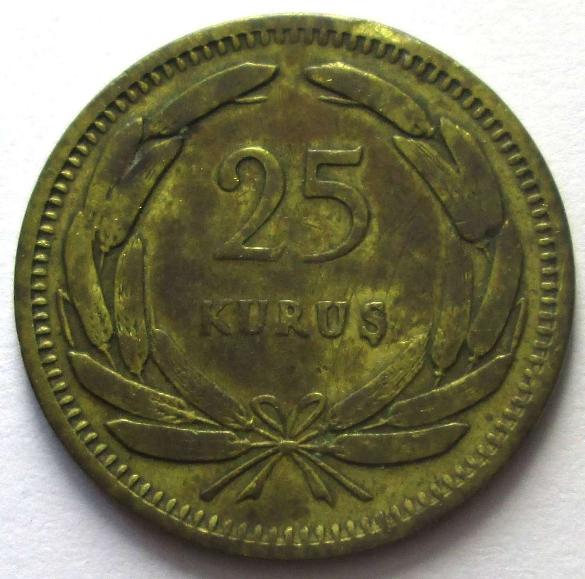 1956 Turkey 25 Kurus