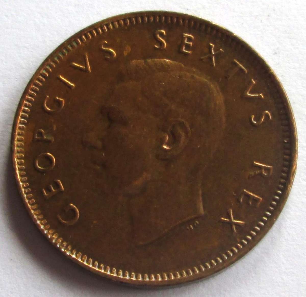 1952 Union of South Africa Quarter Penny