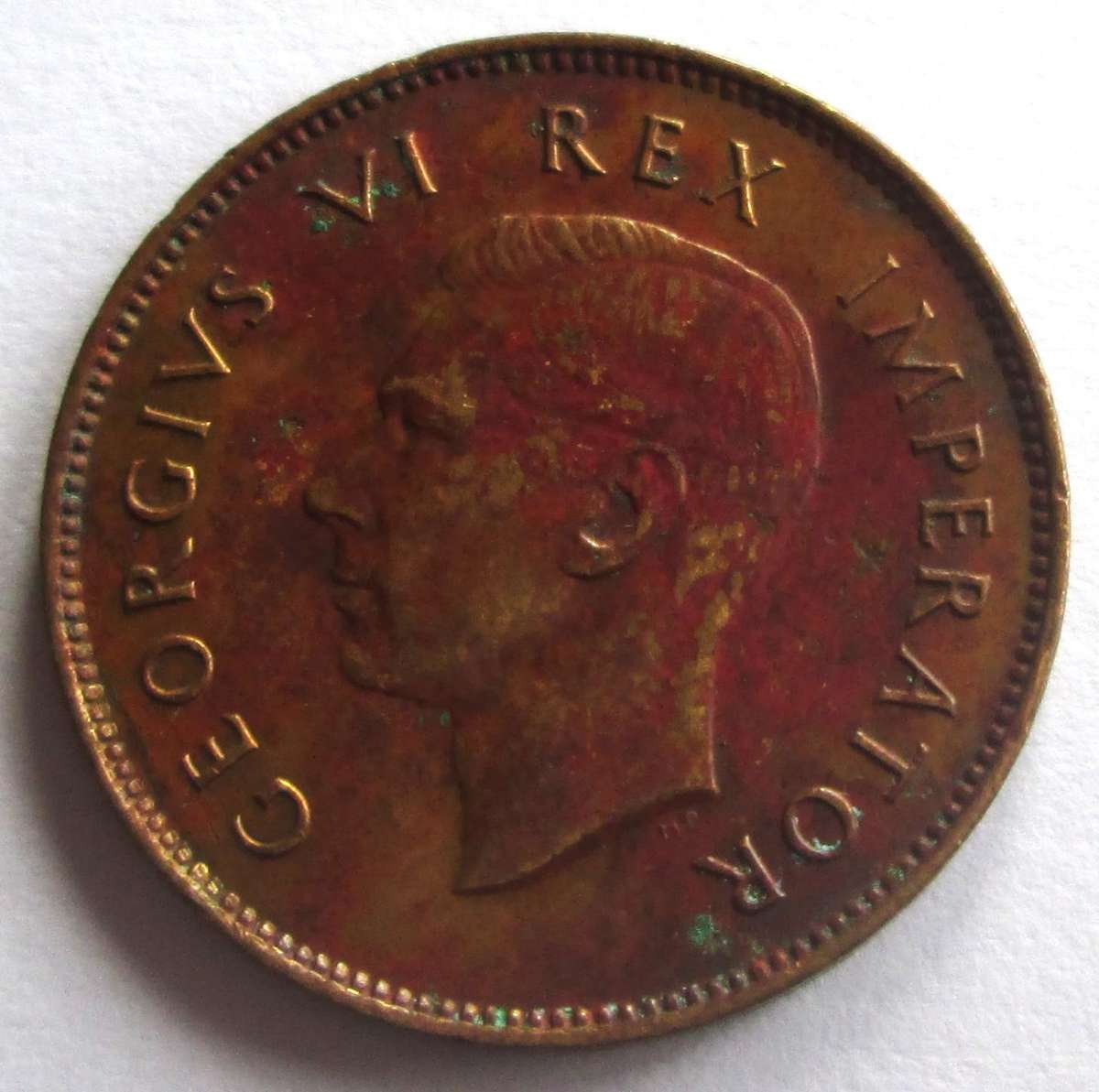 1946 Union of South Africa Quarter Penny