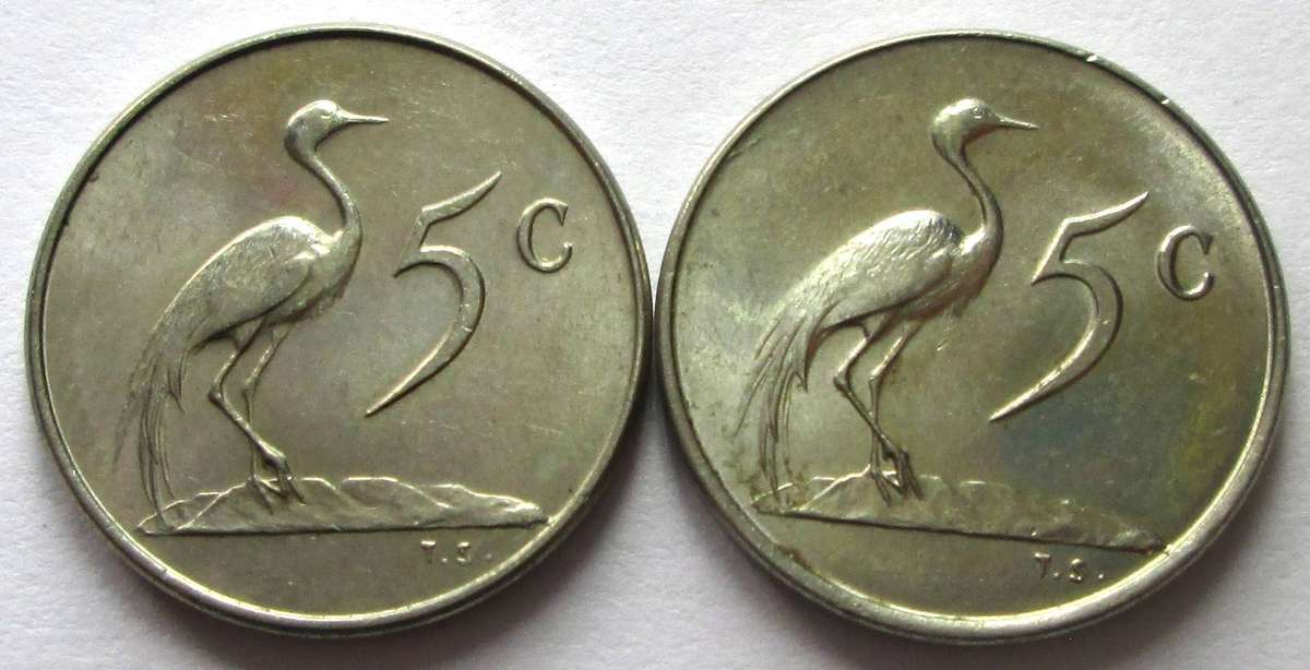 1965 South Africa 5 Cents