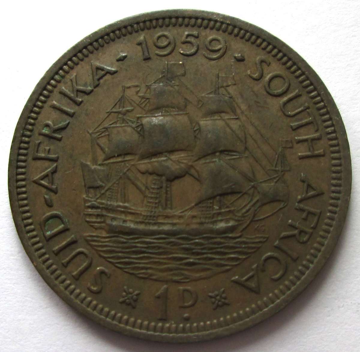 1959 Union of South Africa 1 Penny