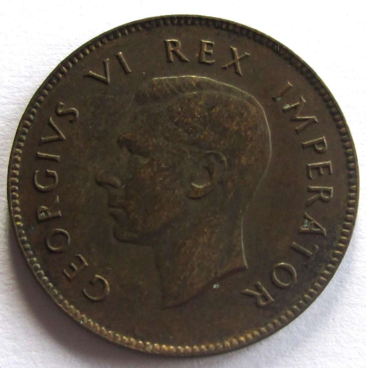 1942 Union of South Africa Quarter Penny