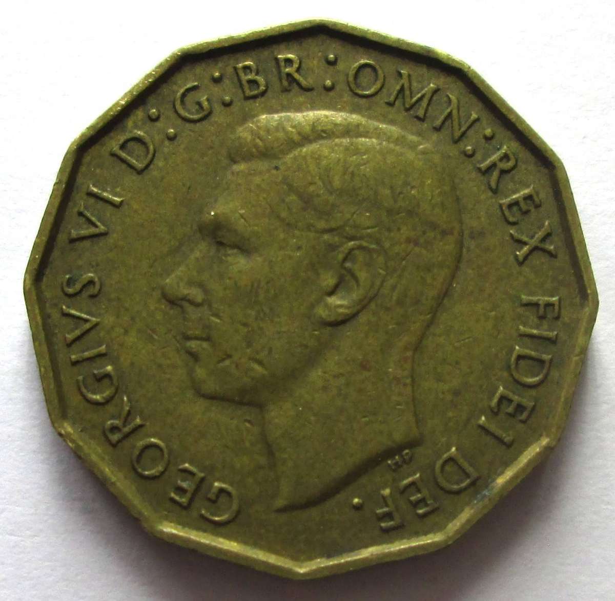 1952 Great Britain 3 Pence