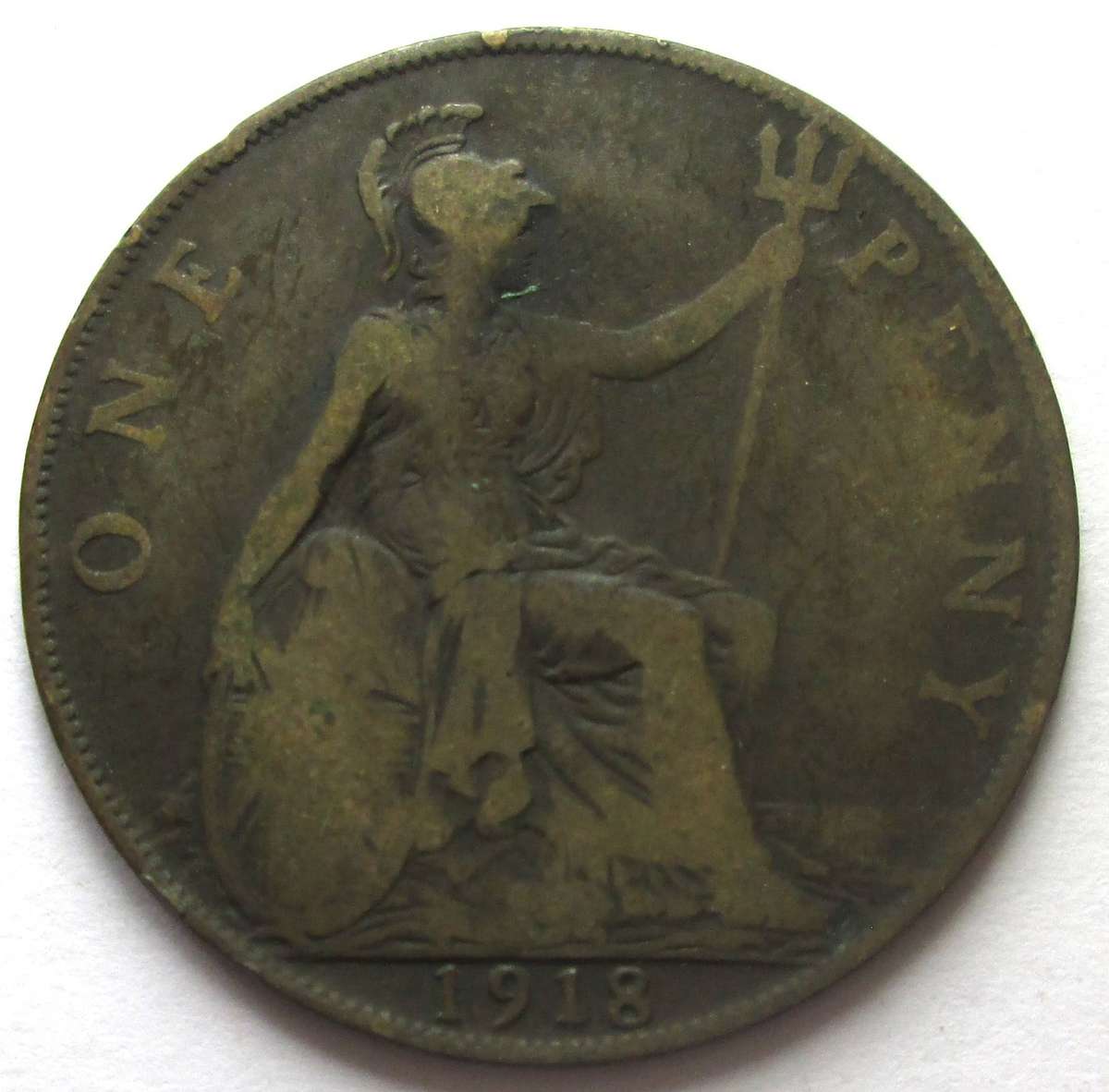 1918 Great Britain 1 Penny