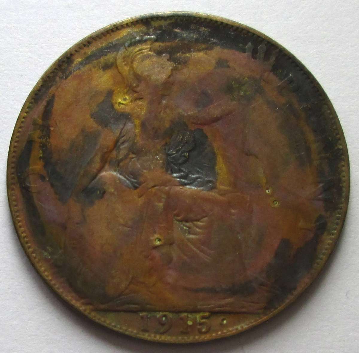 1915 Great Britain 1 Penny