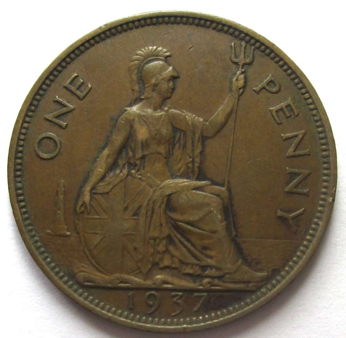 1937 Great Britain 1 Penny