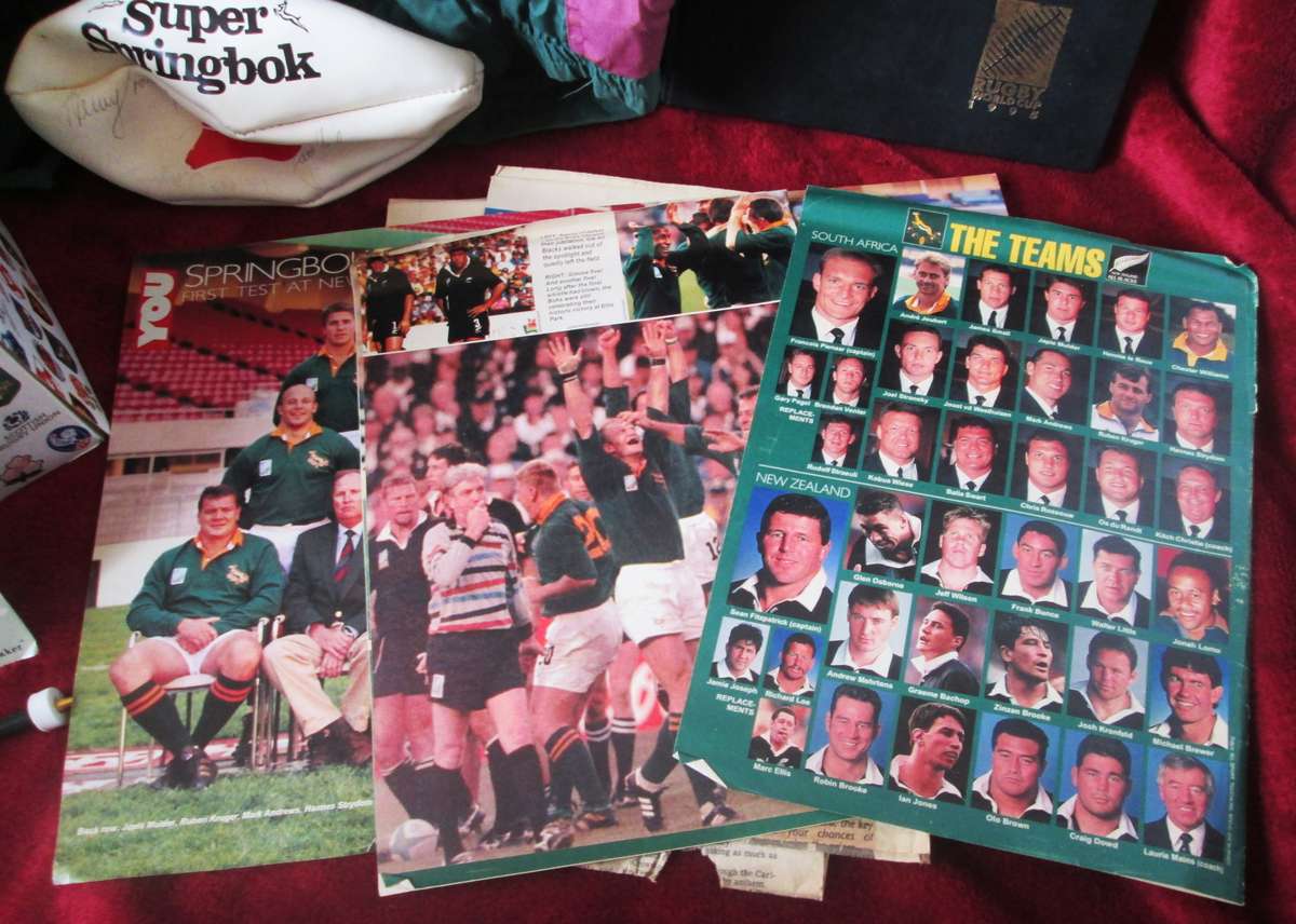 1995 World Cup Rugby Memorabilia Collection