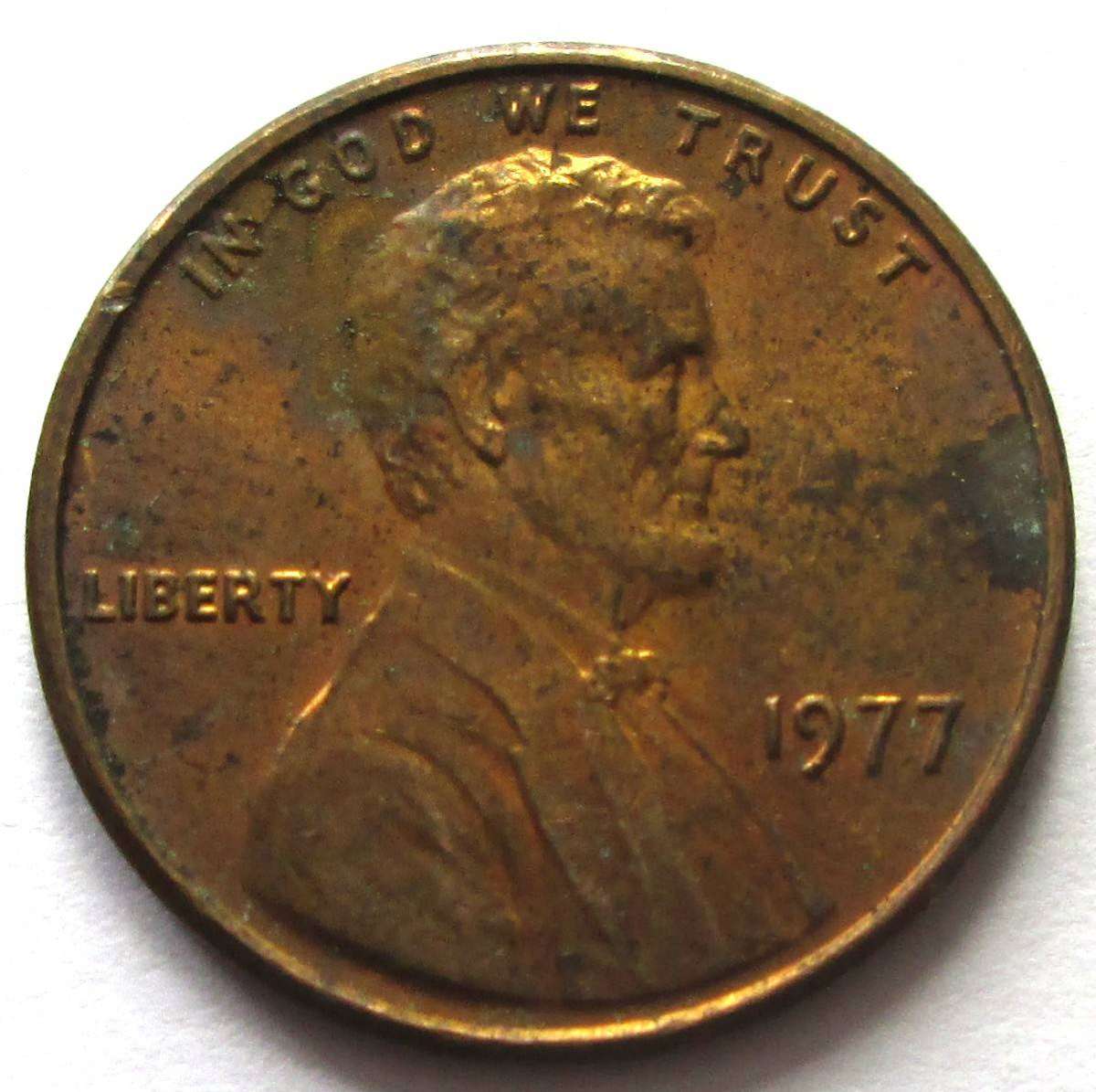 1977 United States of America 1 Cent