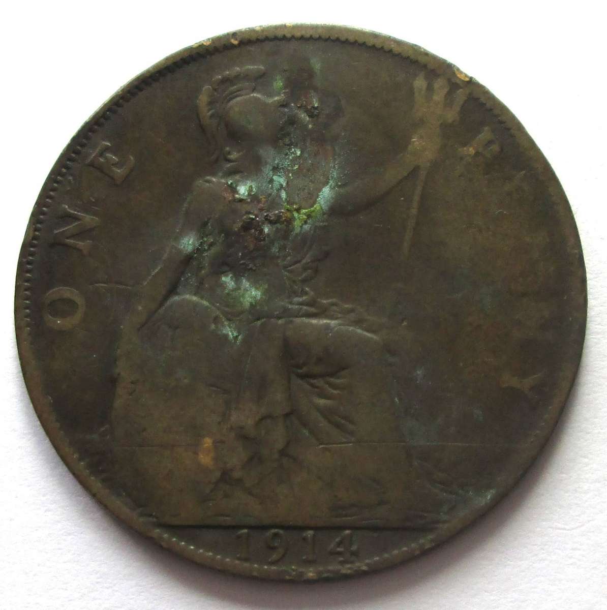 1914 Great Britain 1 Penny