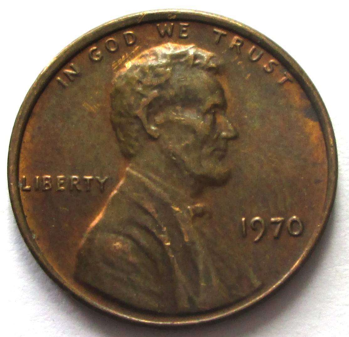 1970 United States of America 1 Cent