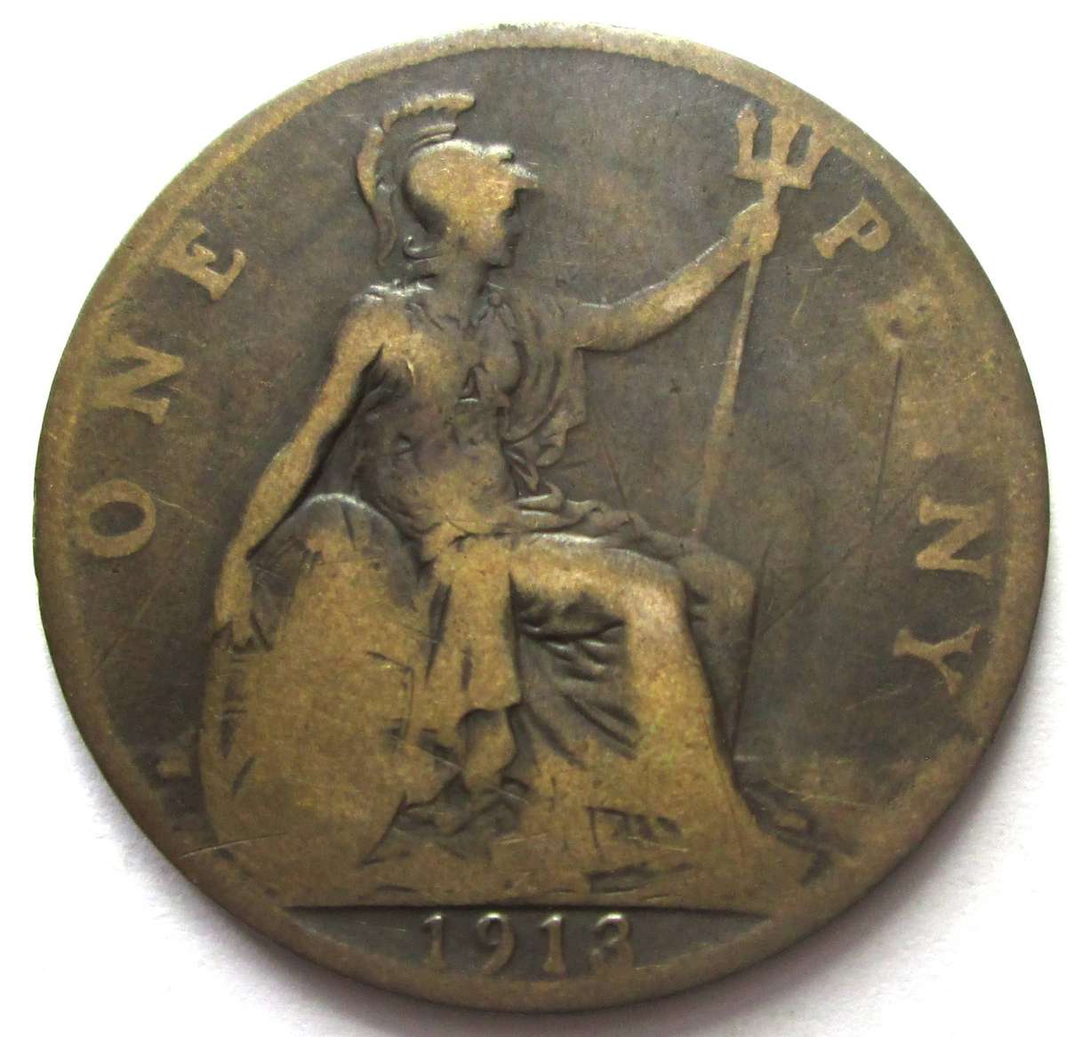 1913 Great Britain 1 Penny