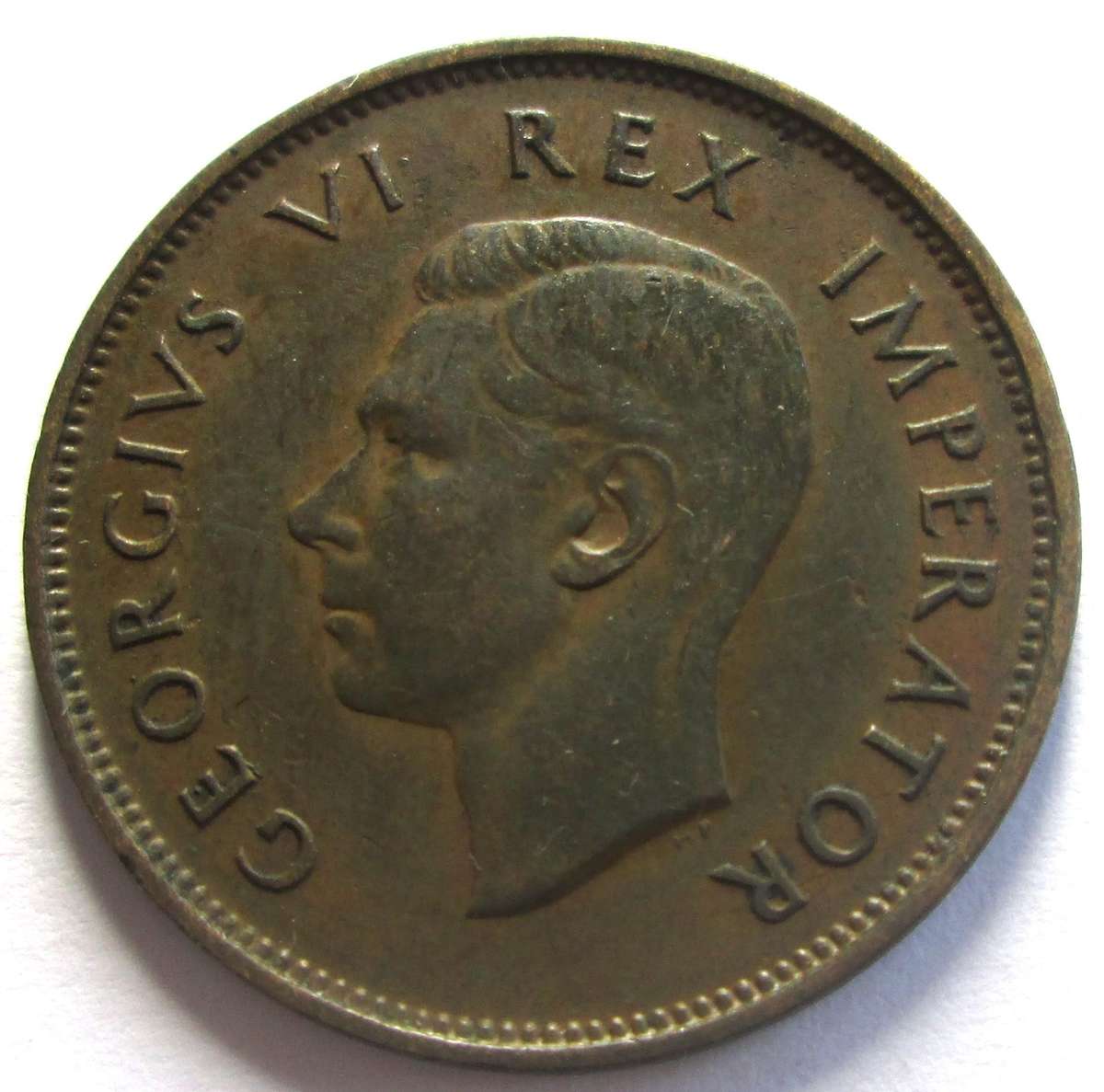 1941 Union of South Africa Half Penny