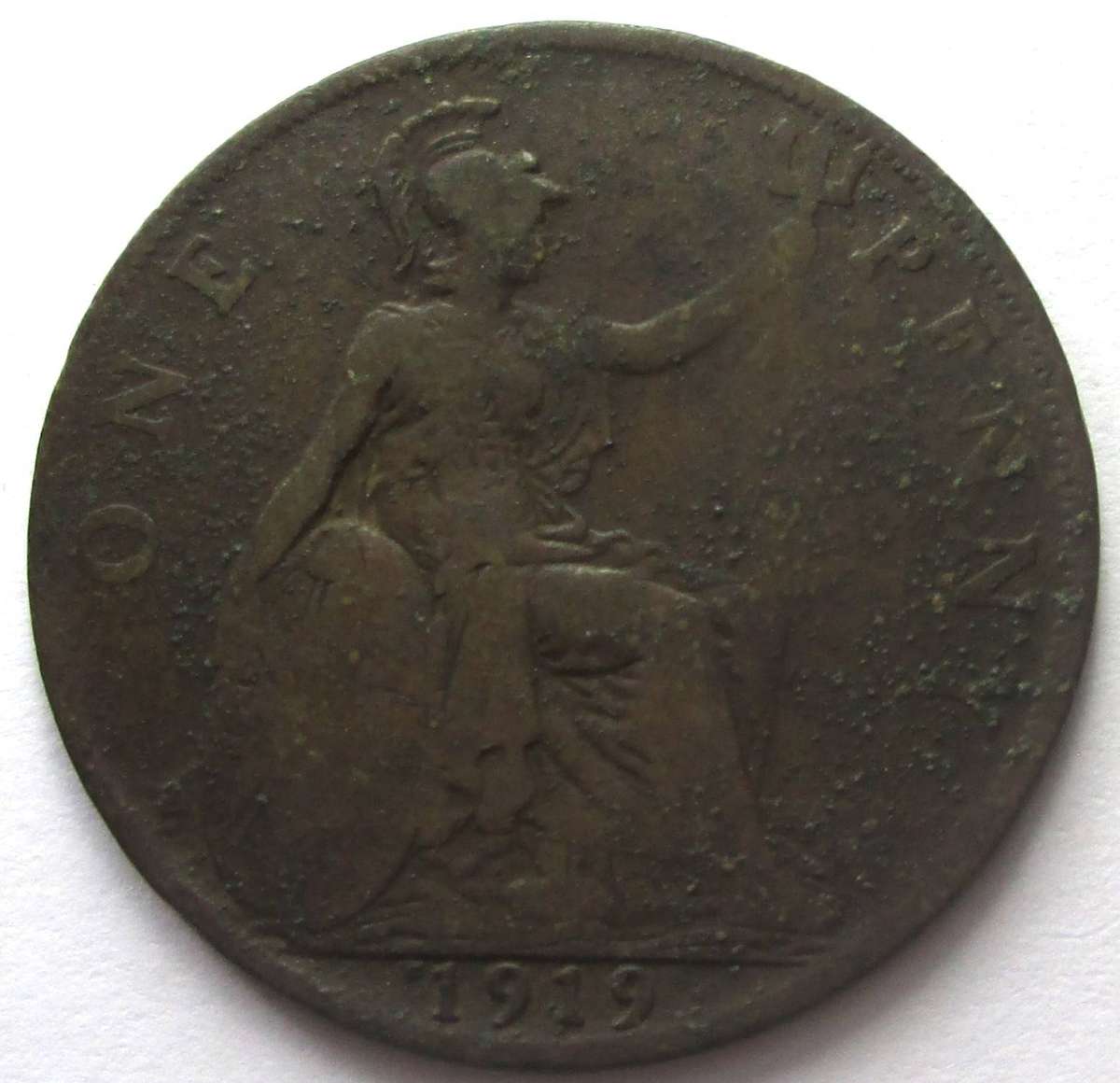 1919 Great Britain 1 Penny