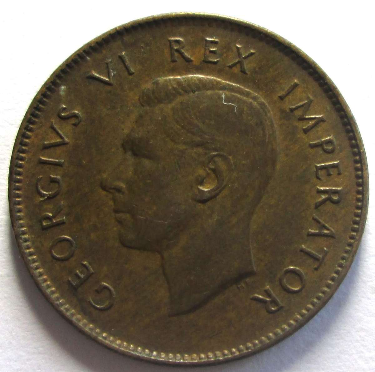 1944 Union of South Africa Quarter Penny