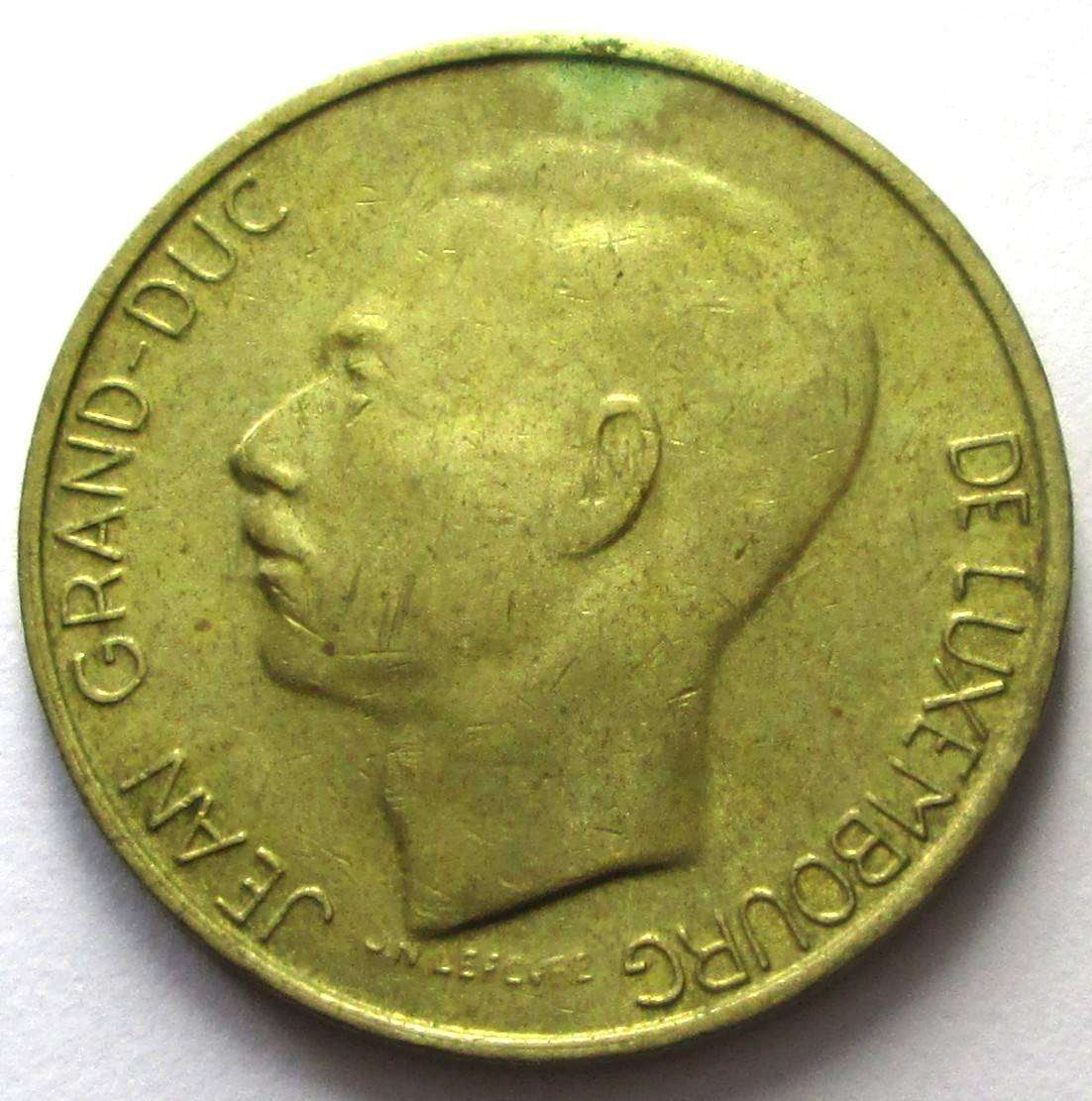 1986 Luxembourg 5 Francs