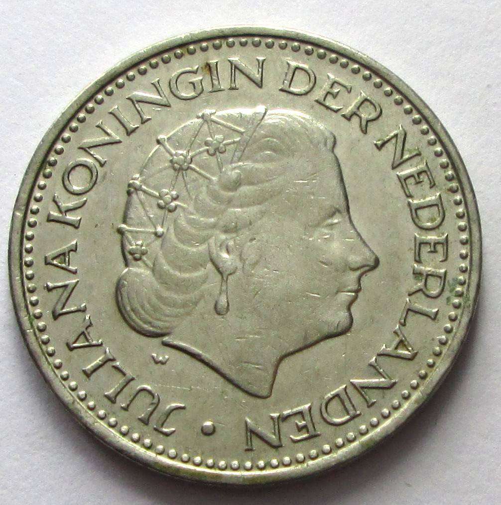 1971 Netherland 1 Gulden