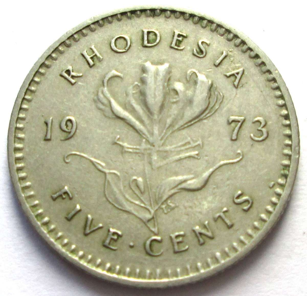 1973 Rhodesia 5 Cents