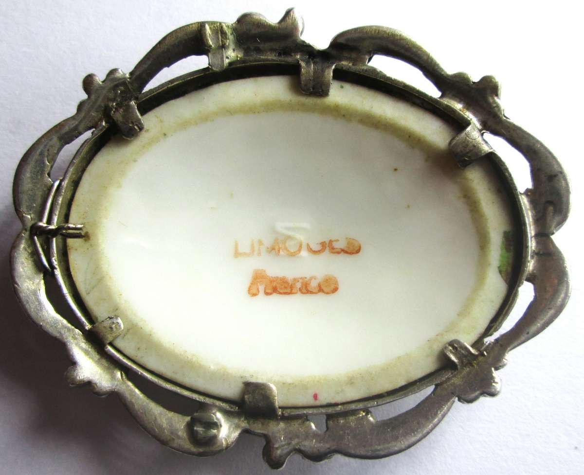 Limoges France Brooch