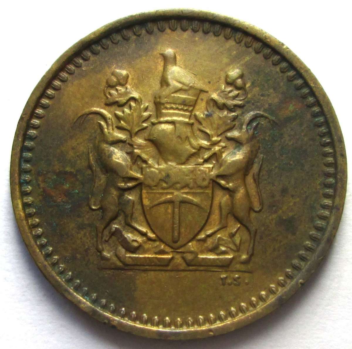 1974 Rhodesia 1 Cent