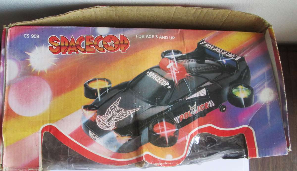 Spacecop Space Cop Car Vehicle Cheng Ching Toys Vintage Battery Operated