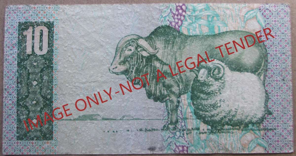 Ten Rand South Africa Serial Nr DM6994438C