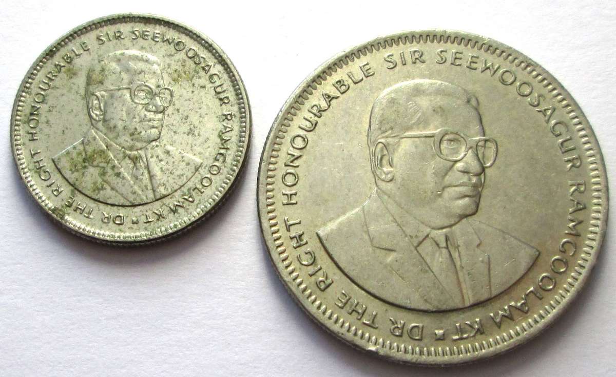 2004 Mauritius 20 Cents 1 Rupee