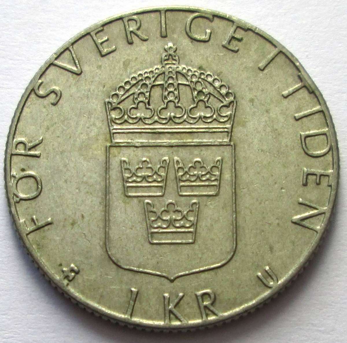 1981 Sweden 1 Krona