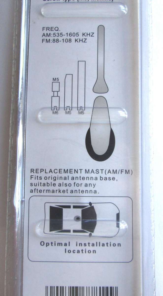 Universal Removable Car Antenna