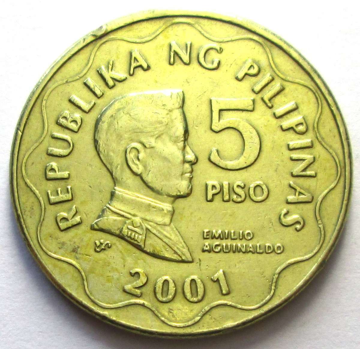 2001 Philippines 5 Piso