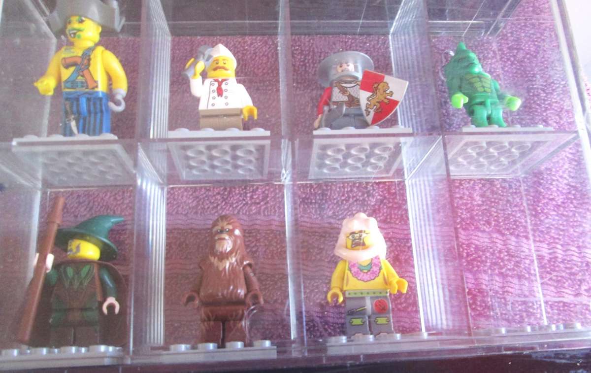 LEGO Minifigures 15 Set in Black Display Case