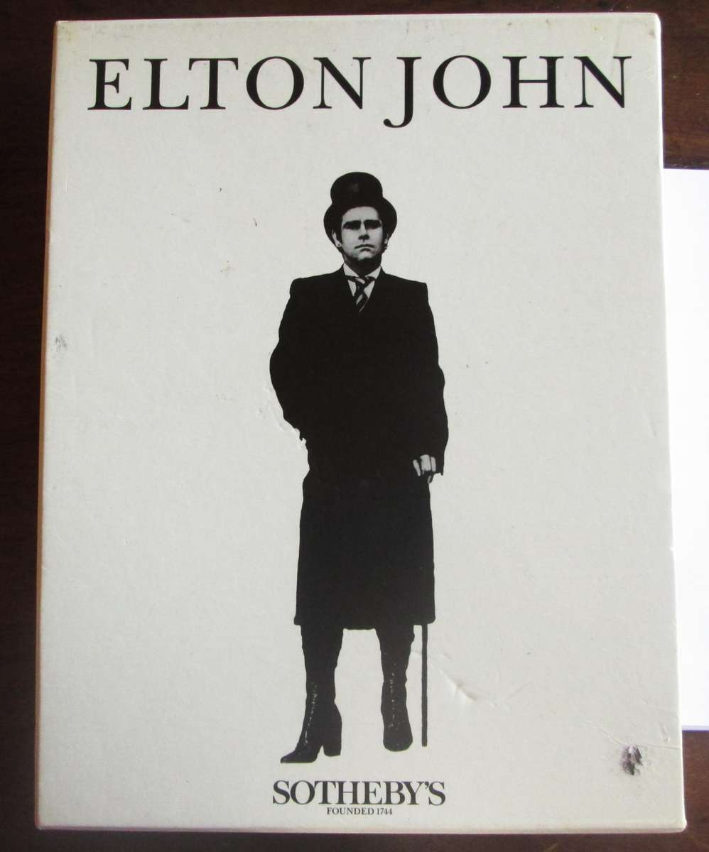 1988 Elton John 4 Volume Books Sotheby Collection