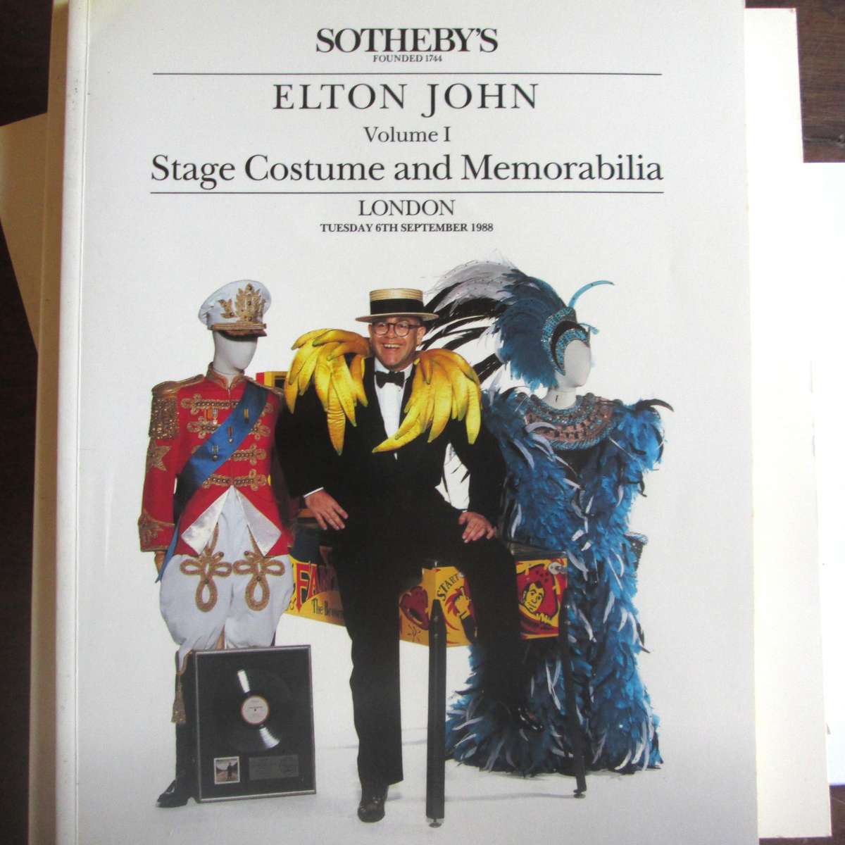 1988 Elton John 4 Volume Books Sotheby Collection
