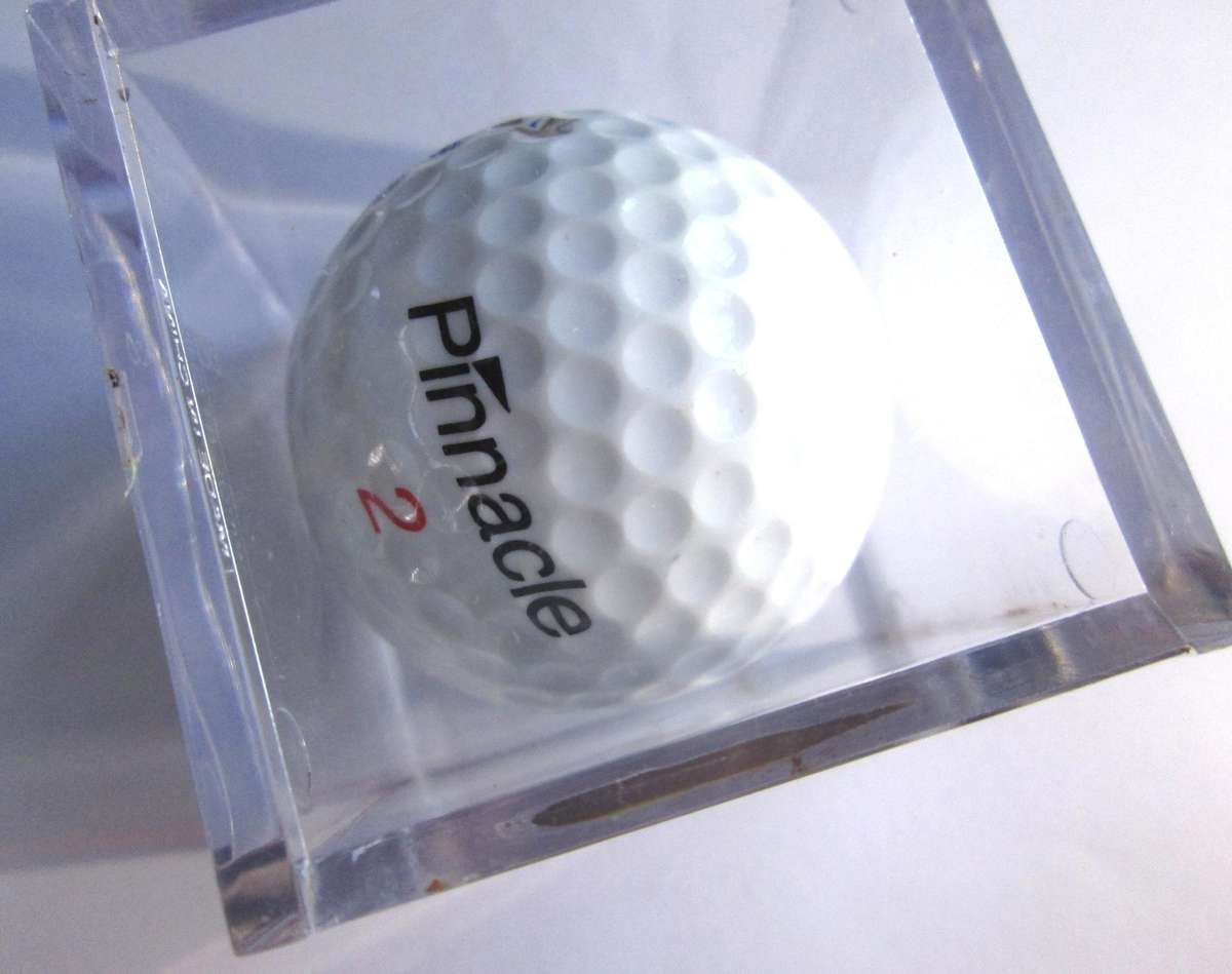 Autographed Topflight and Pinnacle Golf Balls
