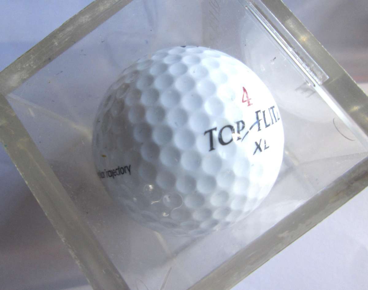 Autographed Topflight and Pinnacle Golf Balls