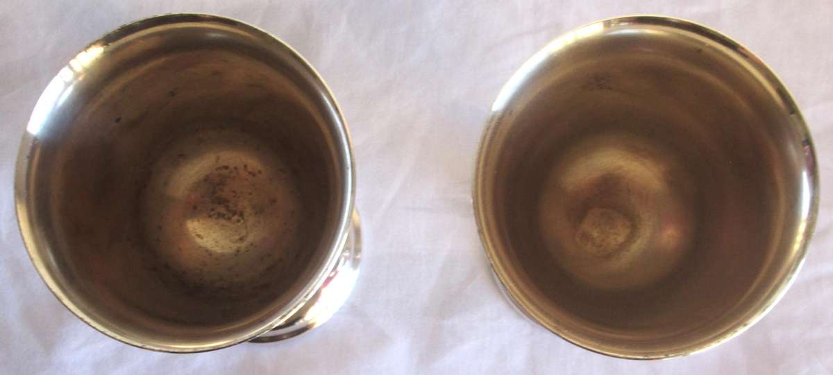 William Adams Silver Plated Goblets Wine Cup made in Italy