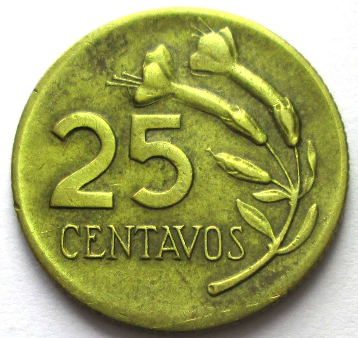 1968 Peru 25 Centavos