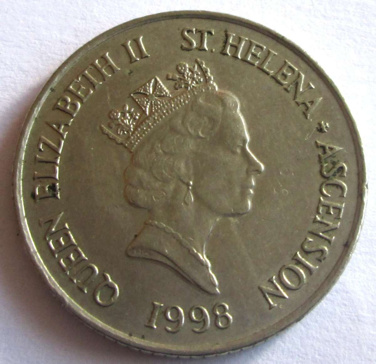 1998 St Helena 10 Pence