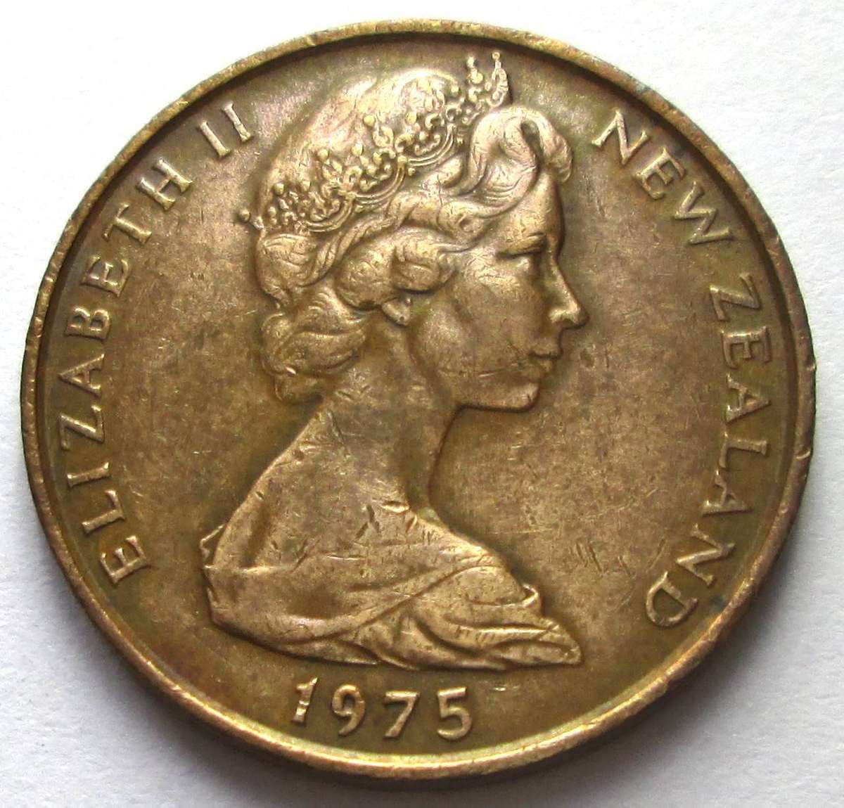 1975 New Zealand 2 Cents