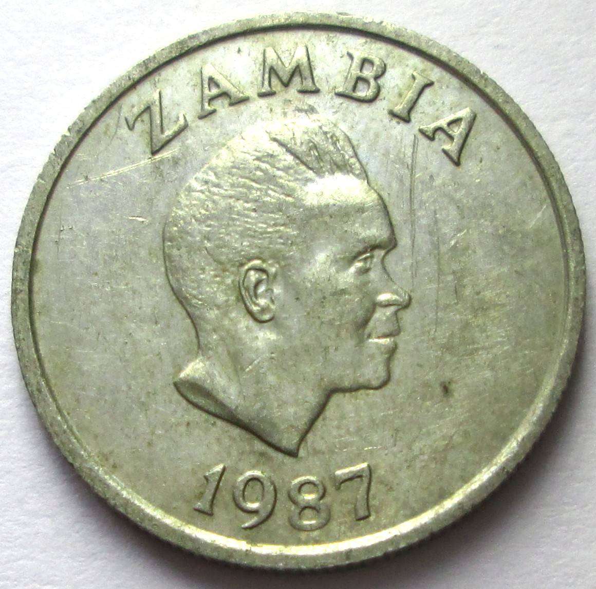1987 Zambia 5 Ngwee