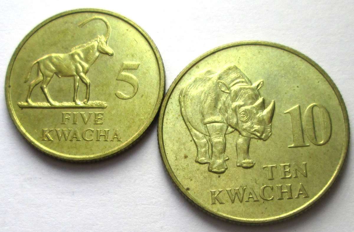 1902 Zambia 5 Kwacha 10 Kwacha