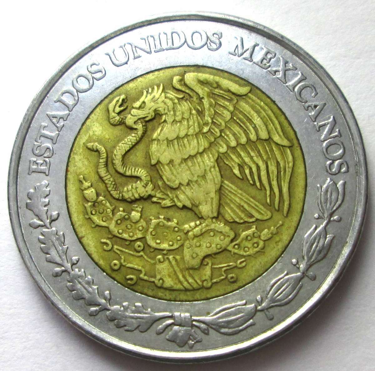 1993 Mexico 5 Nuevos Pesos