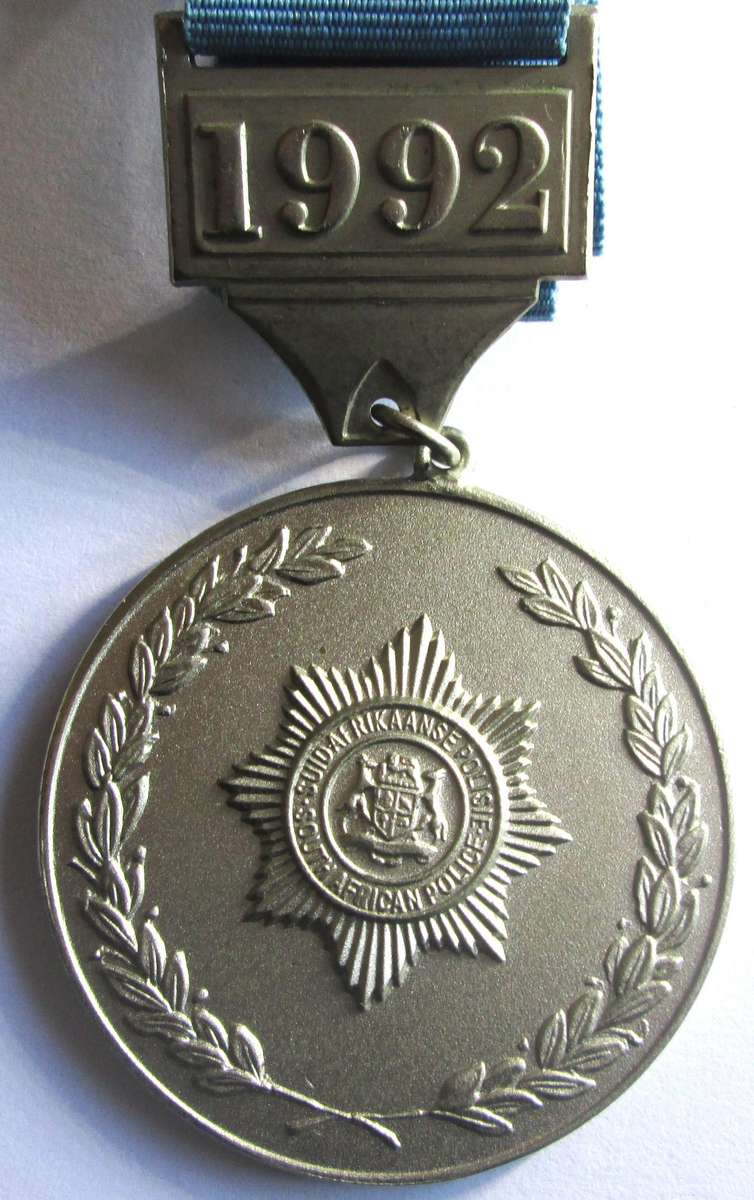 1992 SAPS Darts Championship Medal