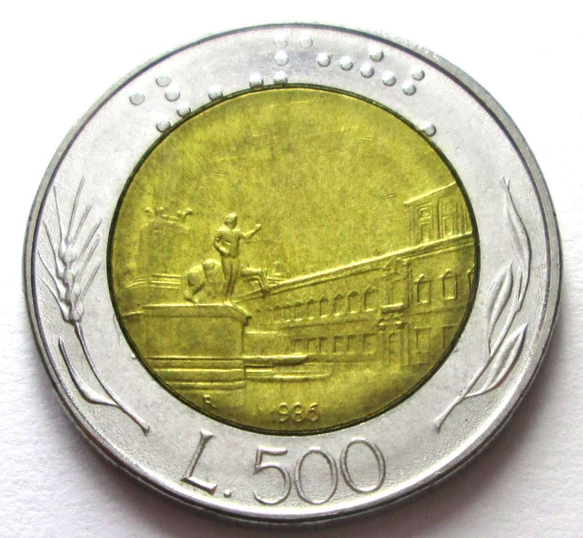 1986 Italy 500 Lira