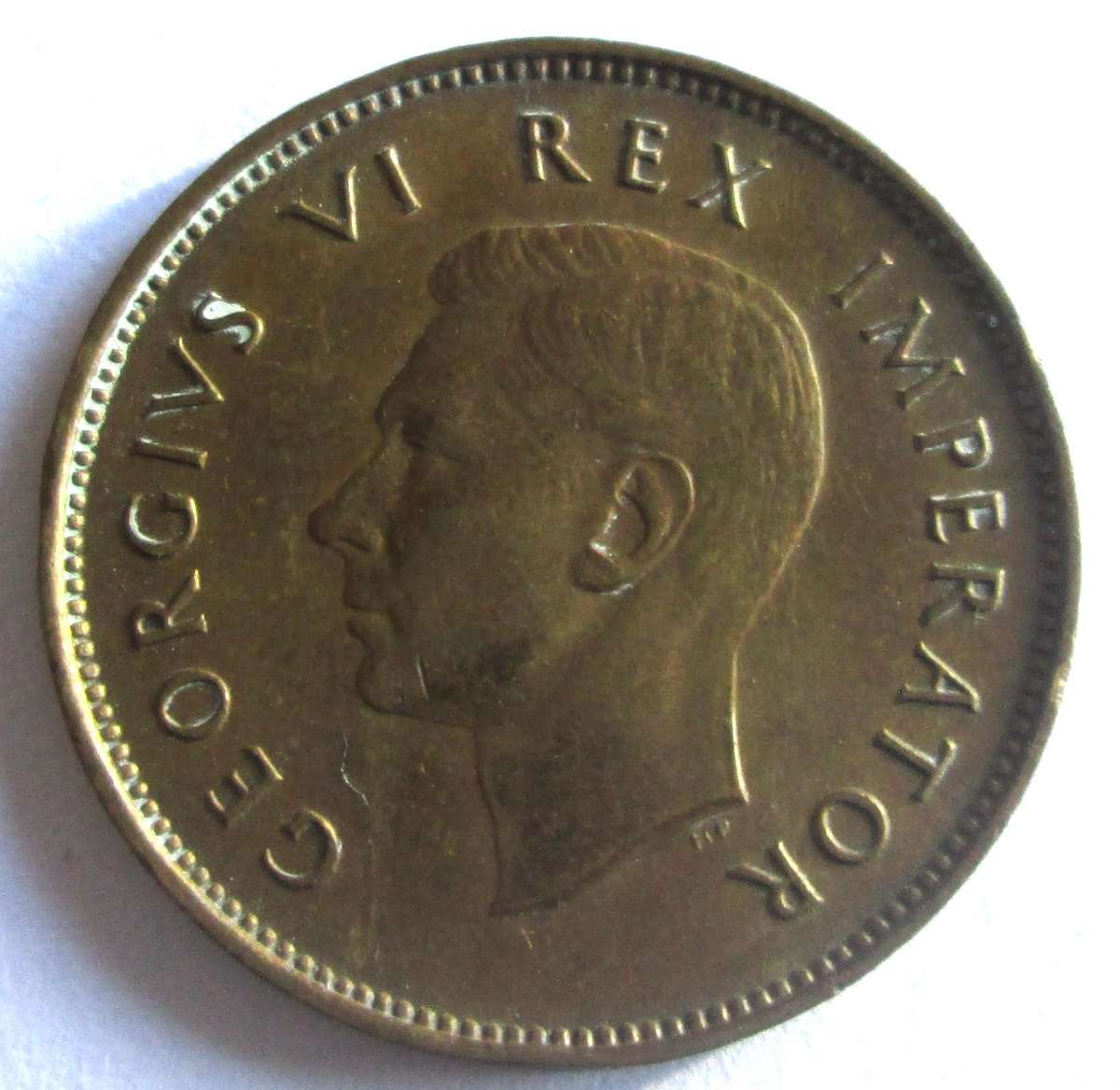 1946 Union of South Africa Quarter Penny
