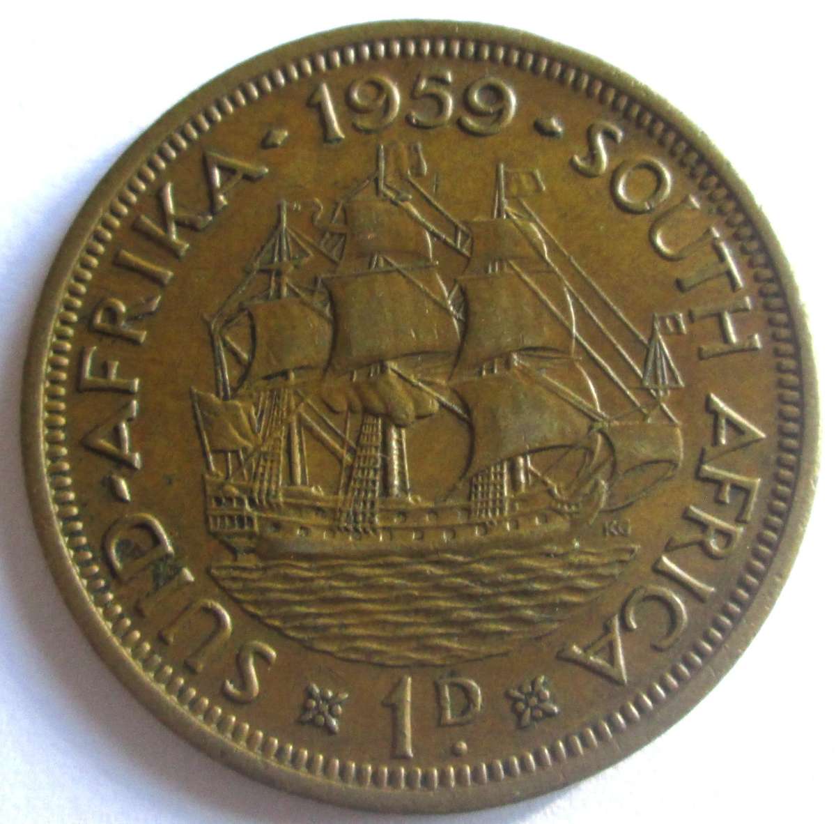 1959 Union of South Africa 1 Penny