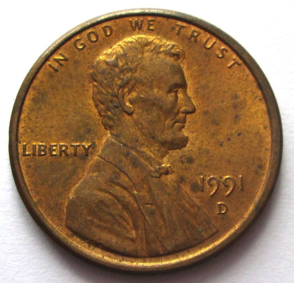 1991 United States of America 1 Cent